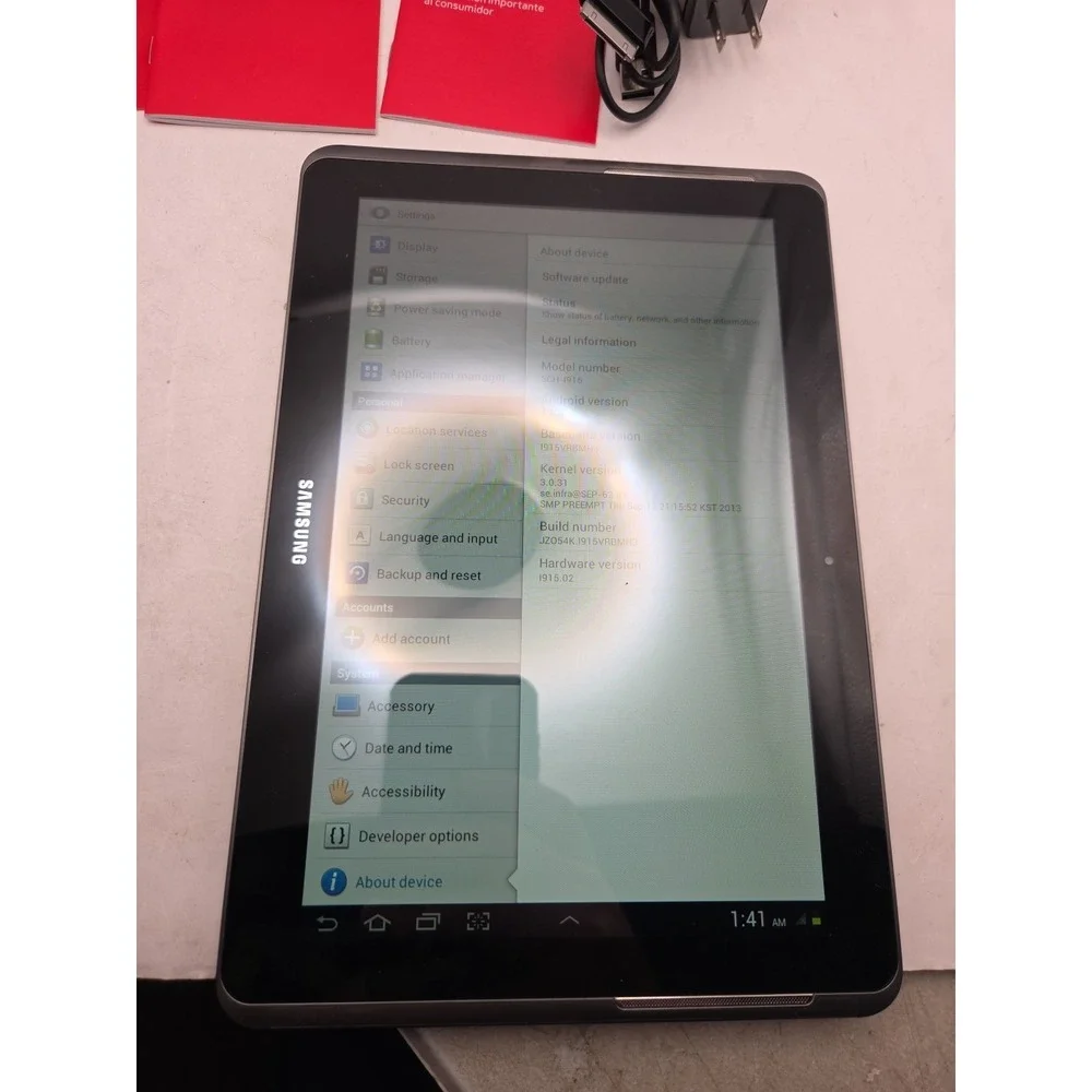 Samsung Galaxy Tab 2 SCH-1915 8GB, Wi-Fi, 10.1in - Titanium Silver FOR REPAIR